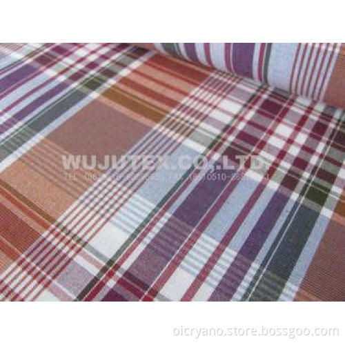 Stable Quality Nice soft 100% Cotton Yarn Dyed Fabric , Pla